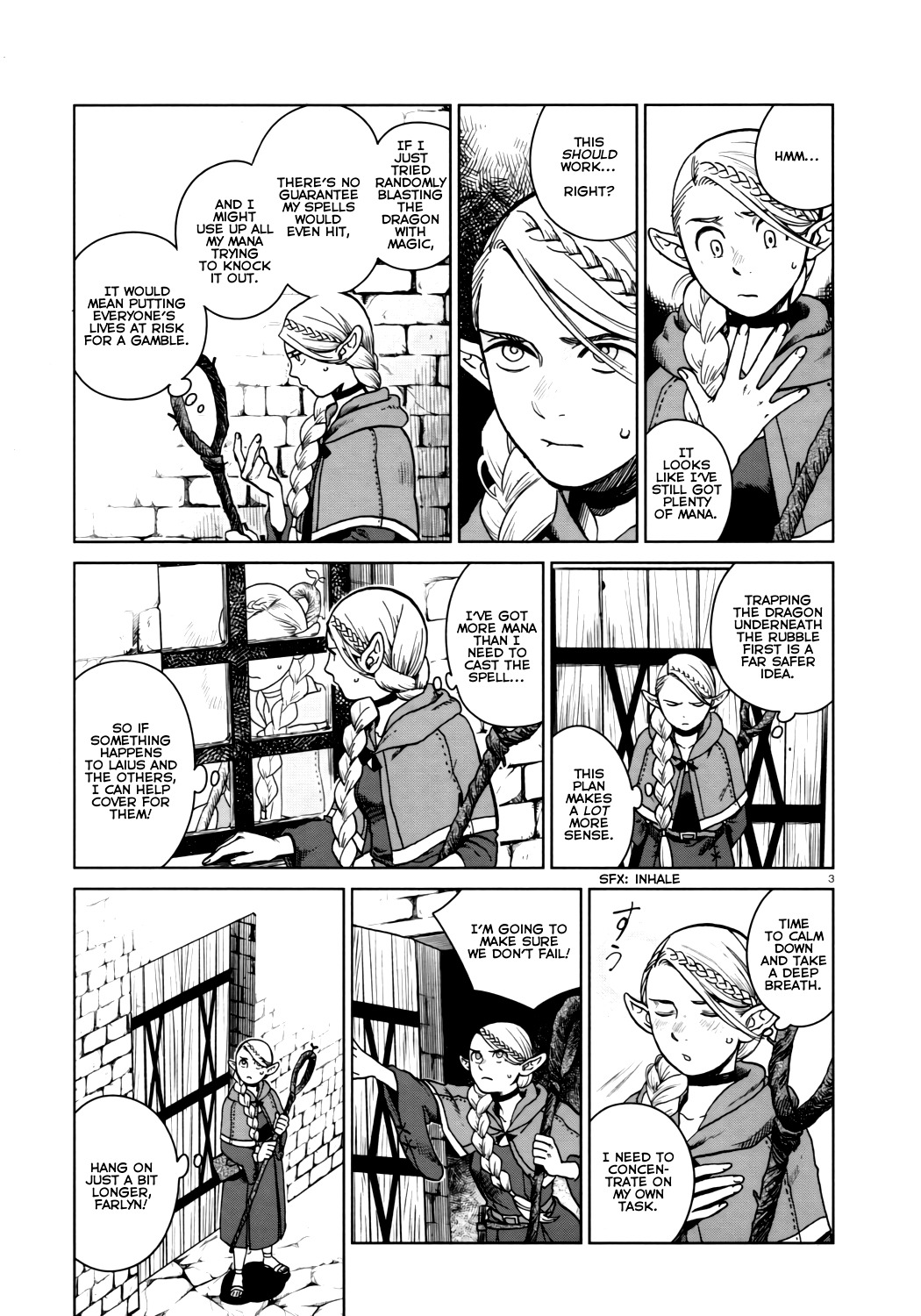 Dungeon Meshi Chapter 24 page 3 - Chapter 24: Red Dragon II