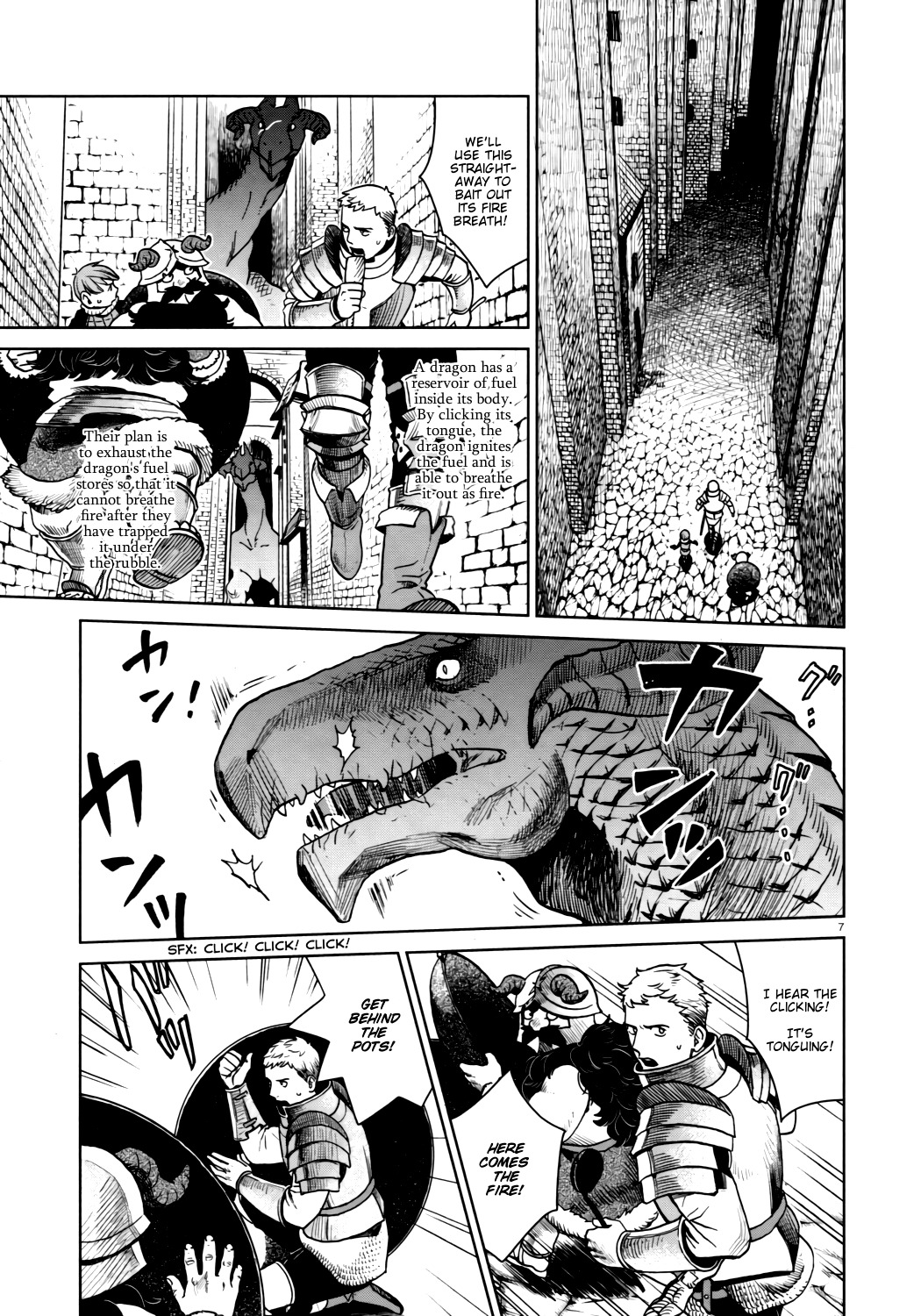 Dungeon Meshi Chapter 24 page 7 - Chapter 24: Red Dragon II