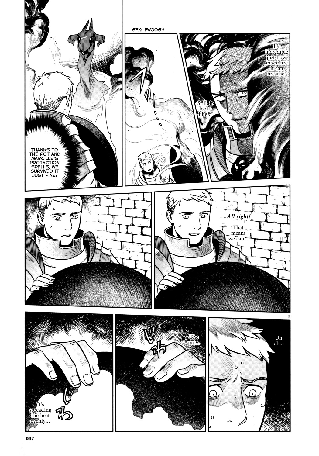 Dungeon Meshi Chapter 24 page 9 - Chapter 24: Red Dragon II