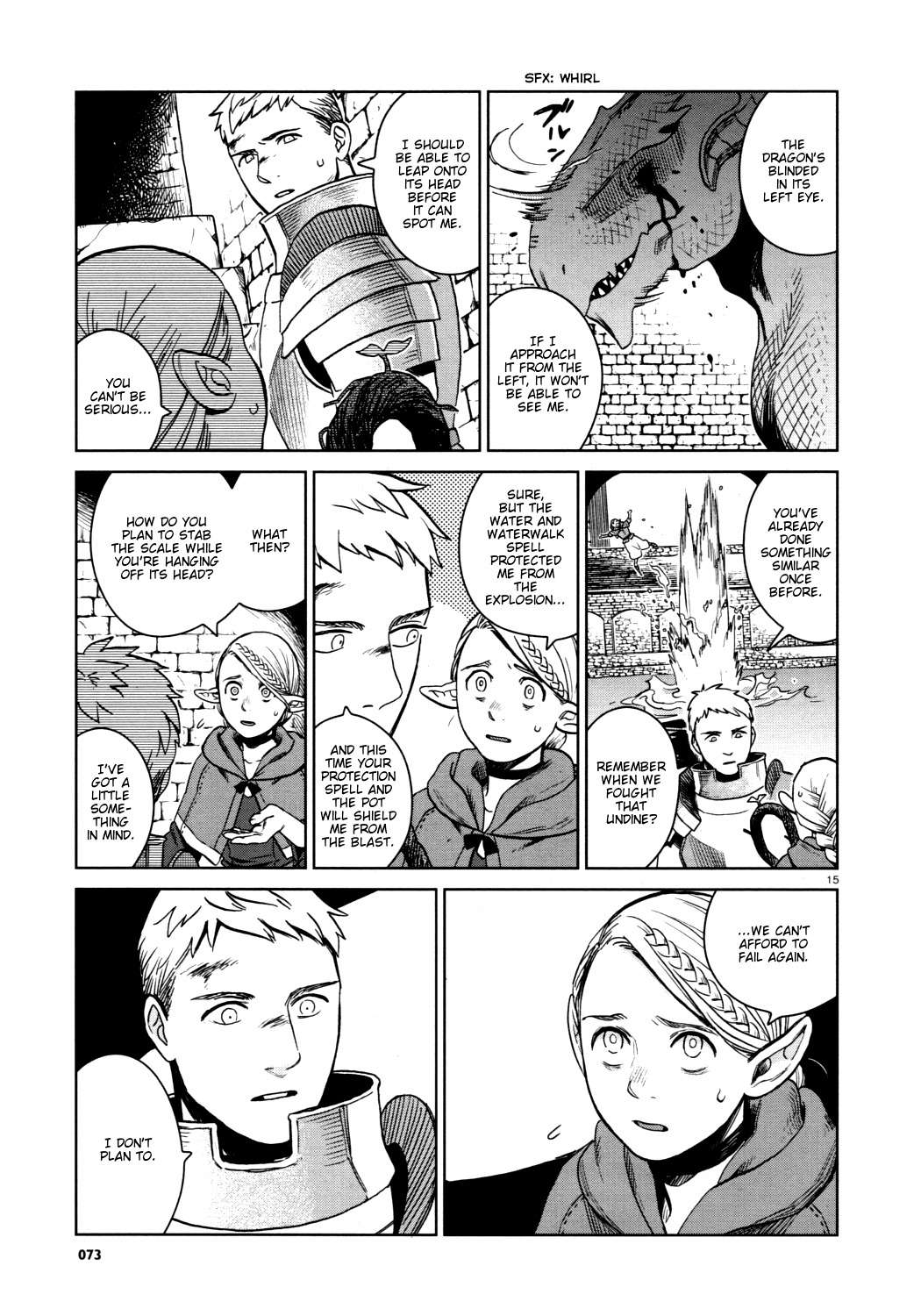 Dungeon Meshi Chapter 25 page 15 - Chapter 25: Red Dragon III