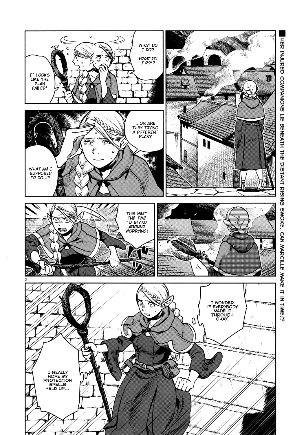 Dungeon Meshi Chapter 25 page 2 - Chapter 25: Red Dragon III