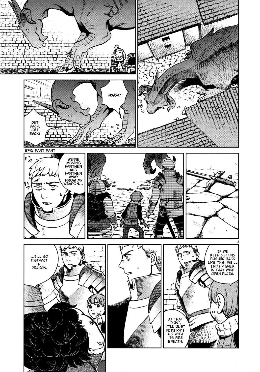 Dungeon Meshi Chapter 25 page 3 - Chapter 25: Red Dragon III