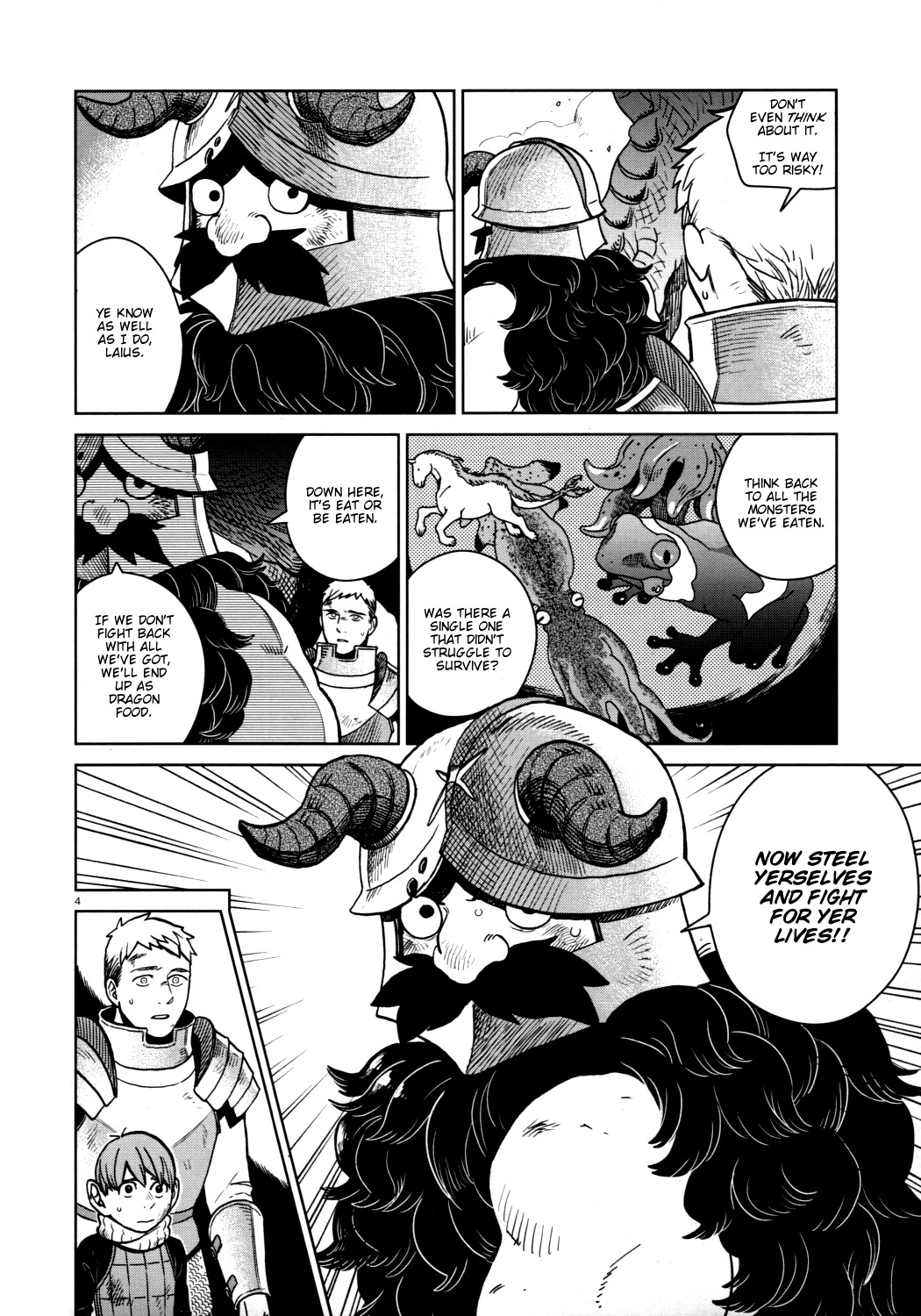 Dungeon Meshi Chapter 25 page 4 - Chapter 25: Red Dragon III