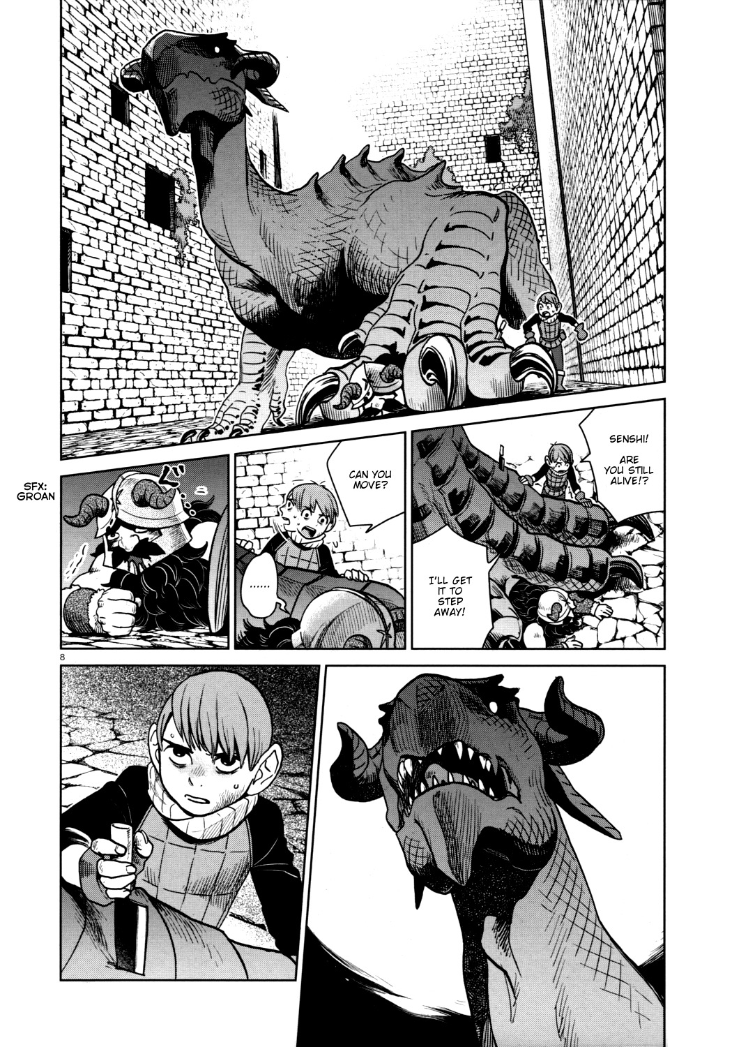 Dungeon Meshi Chapter 25 page 8 - Chapter 25: Red Dragon III