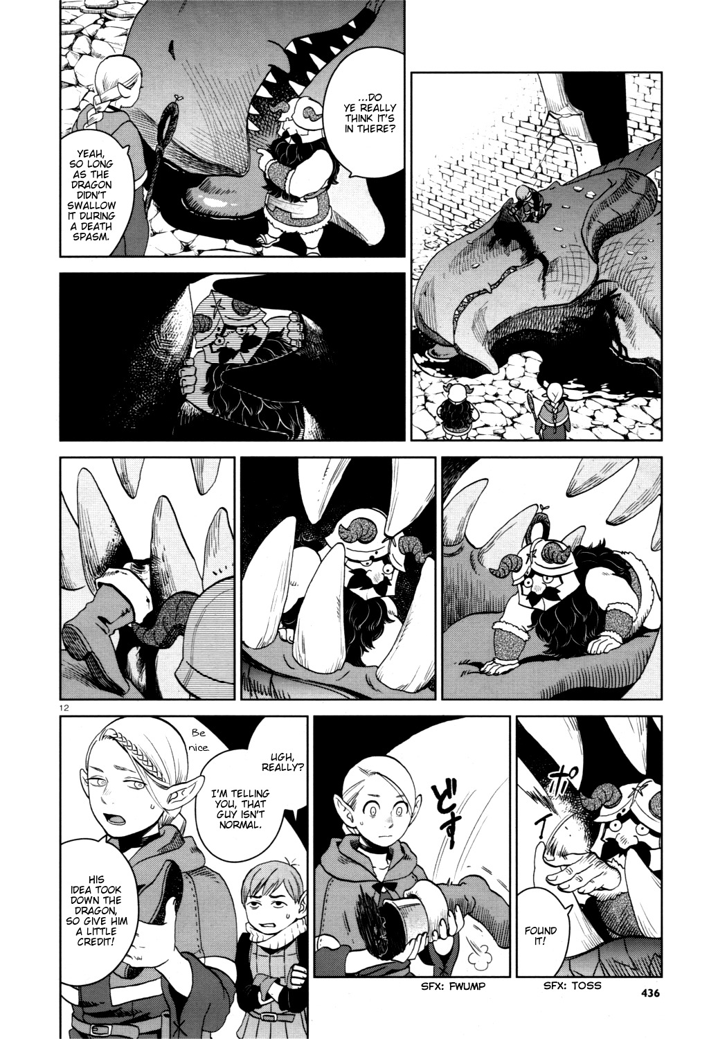 Dungeon Meshi Chapter 26 page 12 - Chapter 26: Red Dragon IV