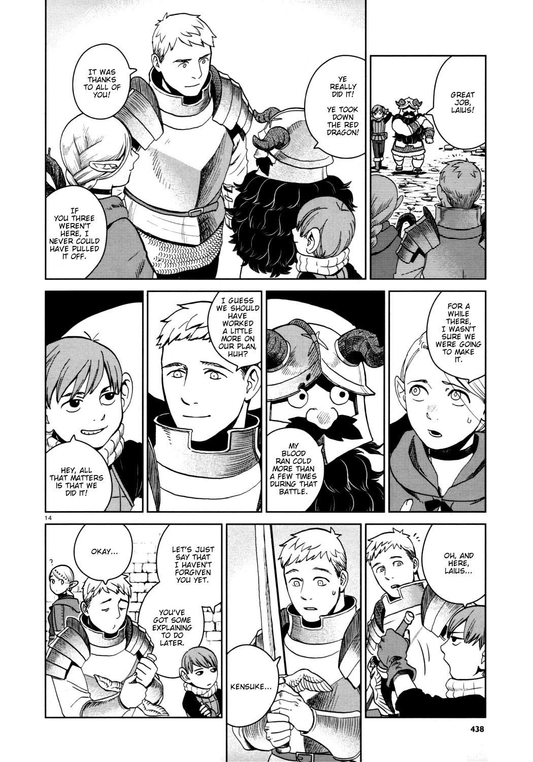 Dungeon Meshi Chapter 26 page 14 - Chapter 26: Red Dragon IV