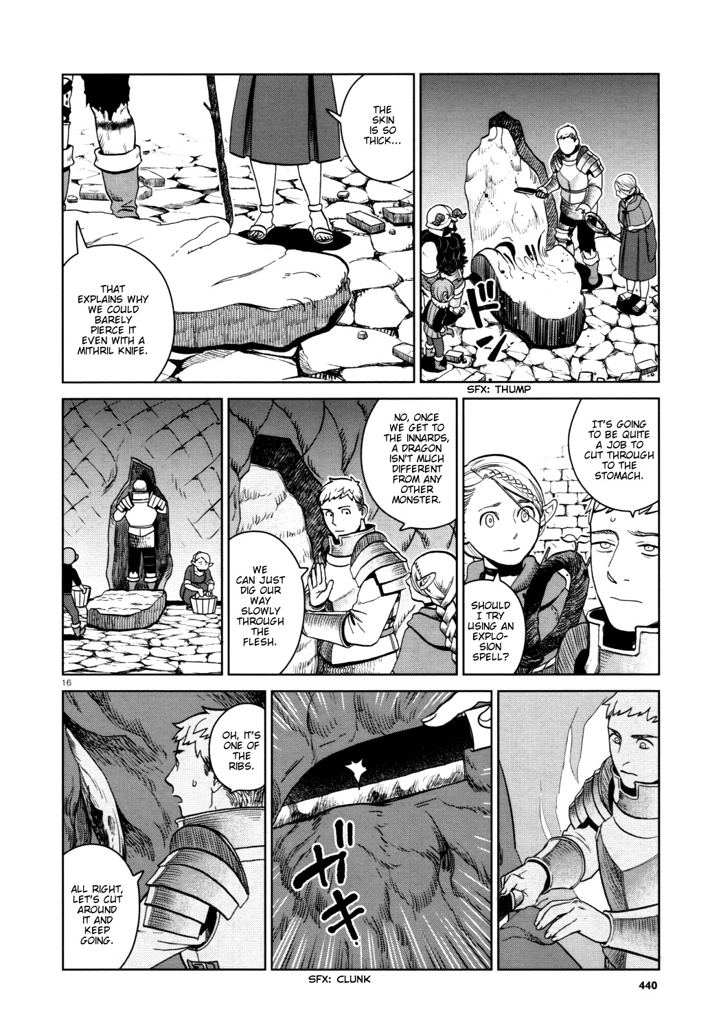 Dungeon Meshi Chapter 26 page 16 - Chapter 26: Red Dragon IV