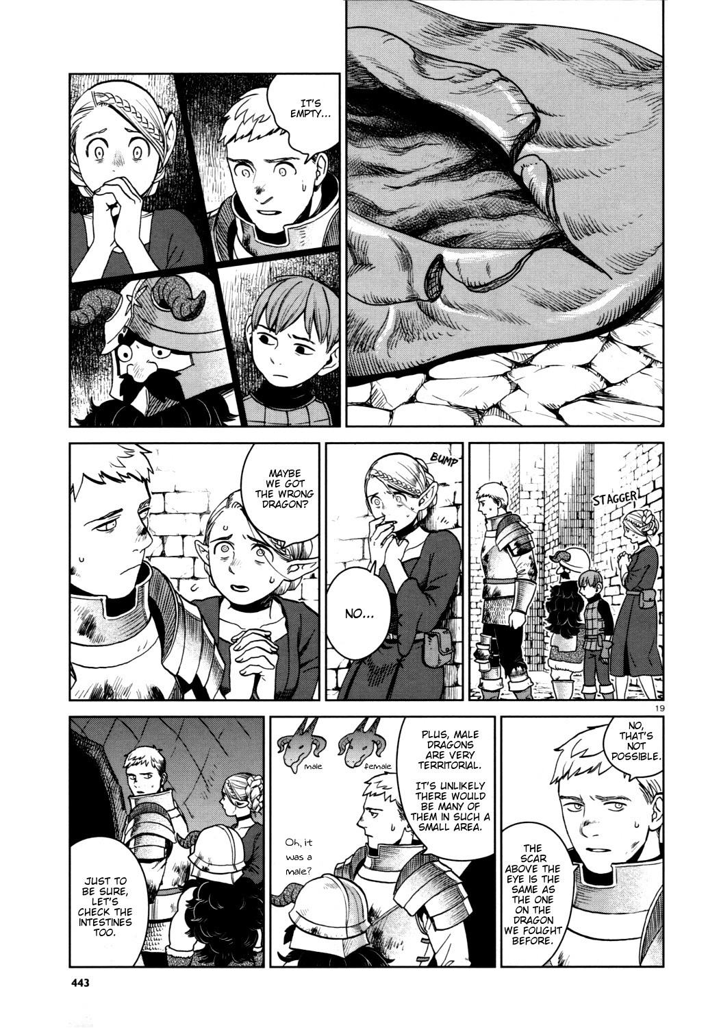 Dungeon Meshi Chapter 26 page 19 - Chapter 26: Red Dragon IV