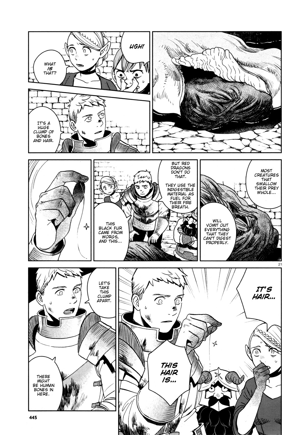 Dungeon Meshi Chapter 26 page 21 - Chapter 26: Red Dragon IV