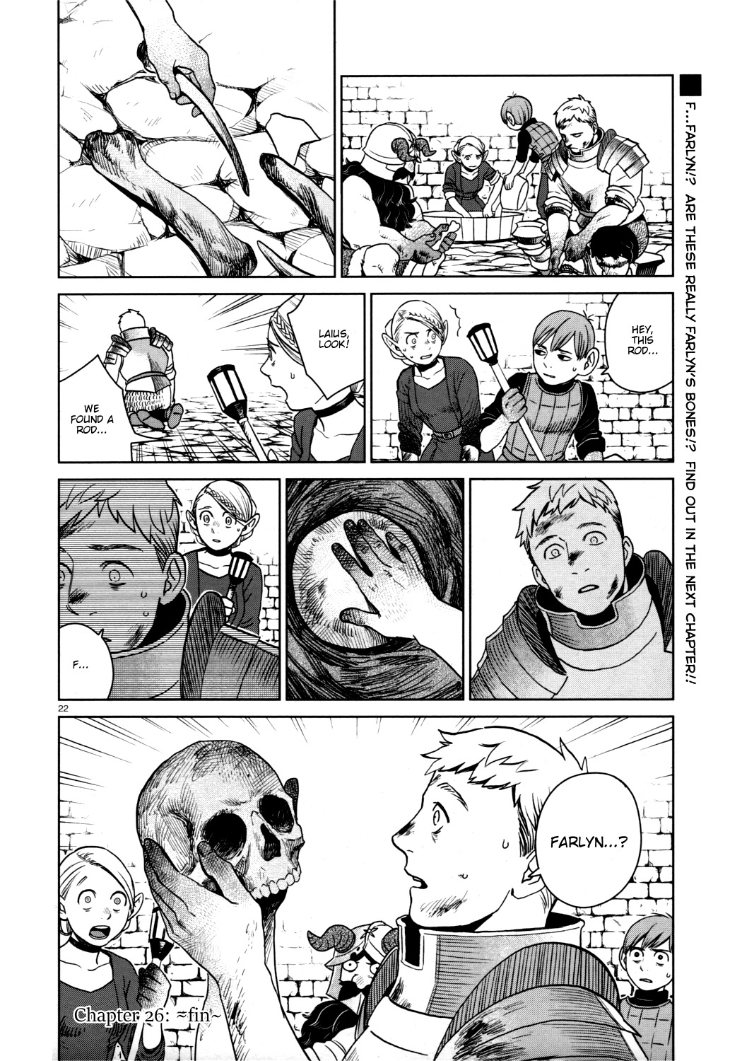 Dungeon Meshi Chapter 26 page 22 - Chapter 26: Red Dragon IV