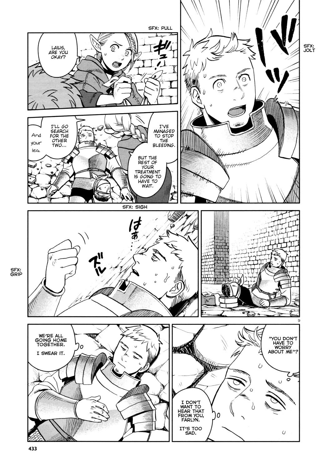 Dungeon Meshi Chapter 26 page 9 - Chapter 26: Red Dragon IV