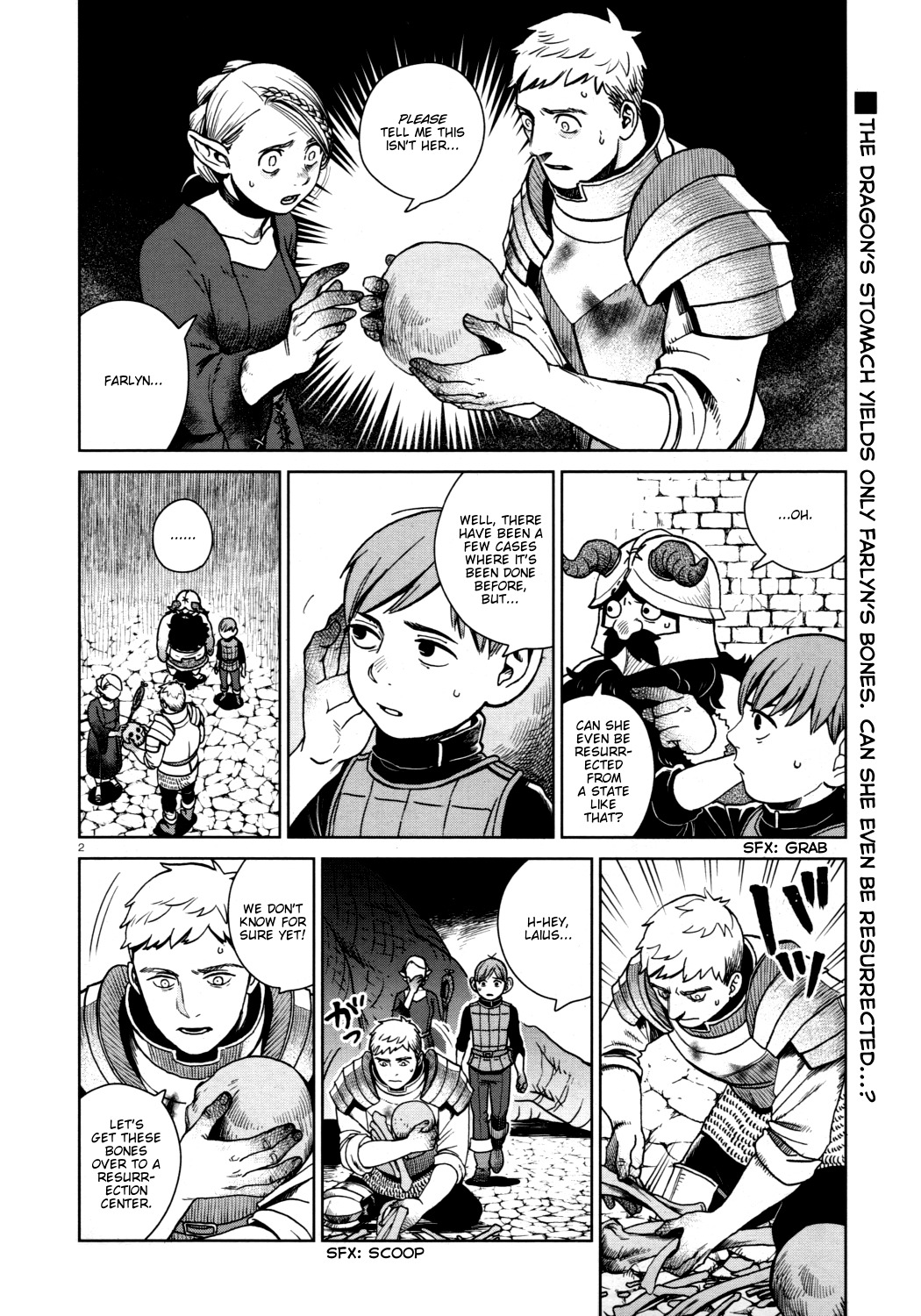 Dungeon Meshi Chapter 27 page 2 - Chapter 27: Red Dragon V