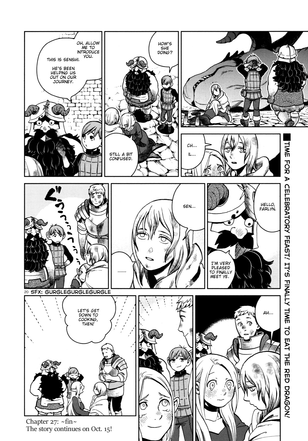 Dungeon Meshi Chapter 27 page 20 - Chapter 27: Red Dragon V