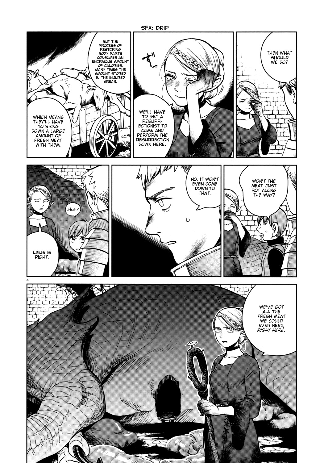 Dungeon Meshi Chapter 27 page 4 - Chapter 27: Red Dragon V