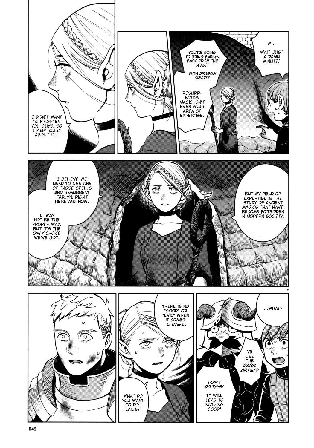 Dungeon Meshi Chapter 27 page 5 - Chapter 27: Red Dragon V