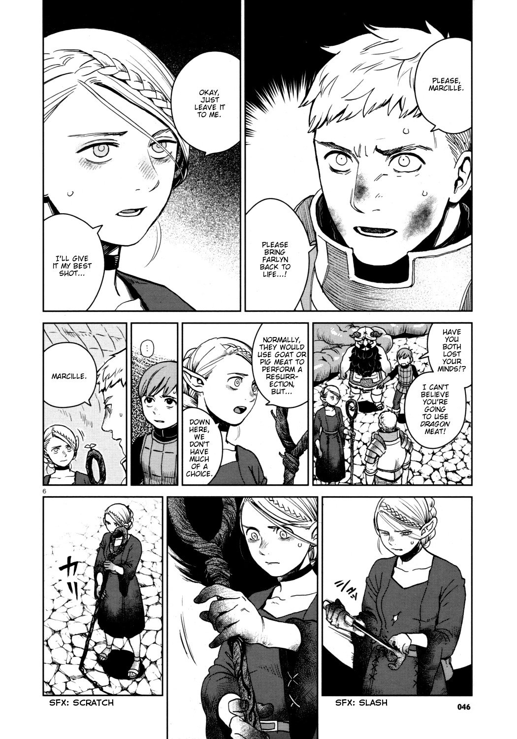 Dungeon Meshi Chapter 27 page 6 - Chapter 27: Red Dragon V