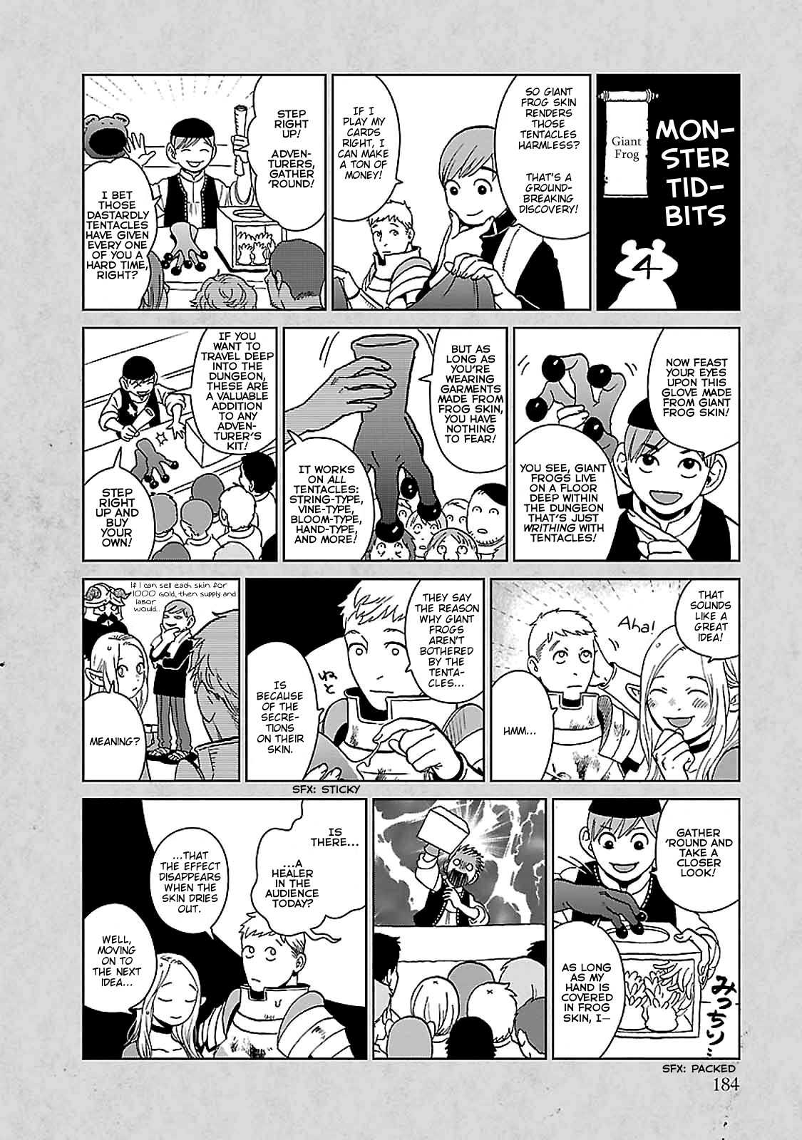 Dungeon Meshi Chapter 28.5 page 1 - Chapter 28.5: Extra - Monster Tidbits 4