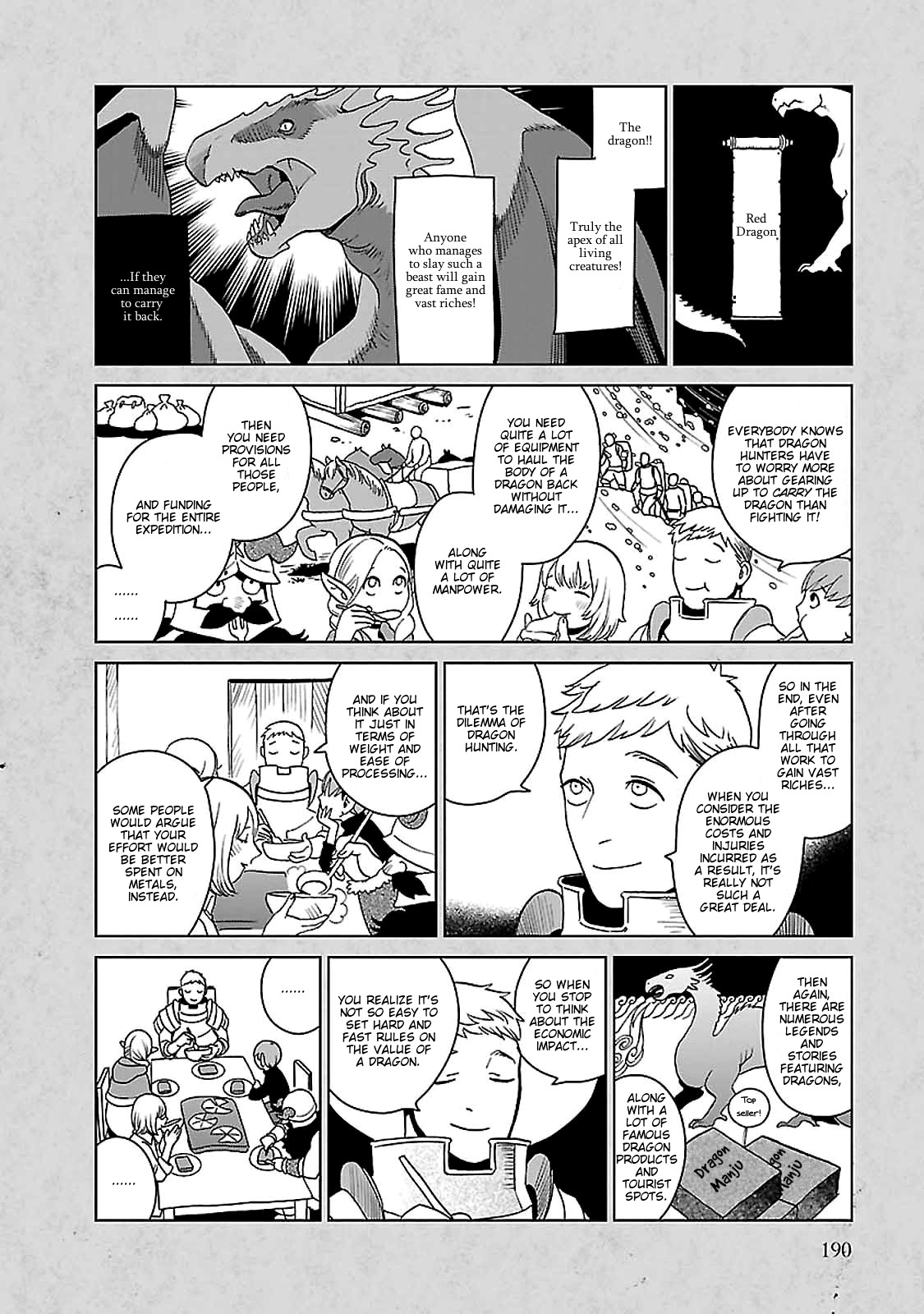 Dungeon Meshi Chapter 28.5 page 7 - Chapter 28.5: Extra - Monster Tidbits 4