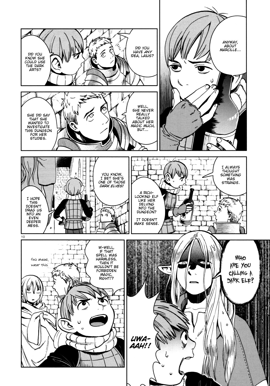 Dungeon Meshi Chapter 28 page 10 - Chapter 28: Red Dragon VI