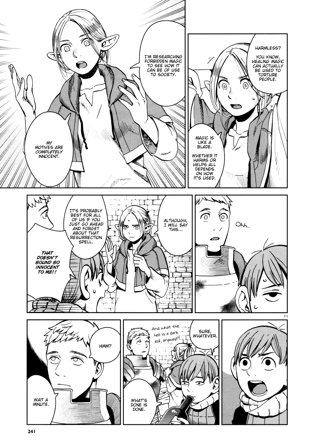 Dungeon Meshi Chapter 28 page 11 - Chapter 28: Red Dragon VI