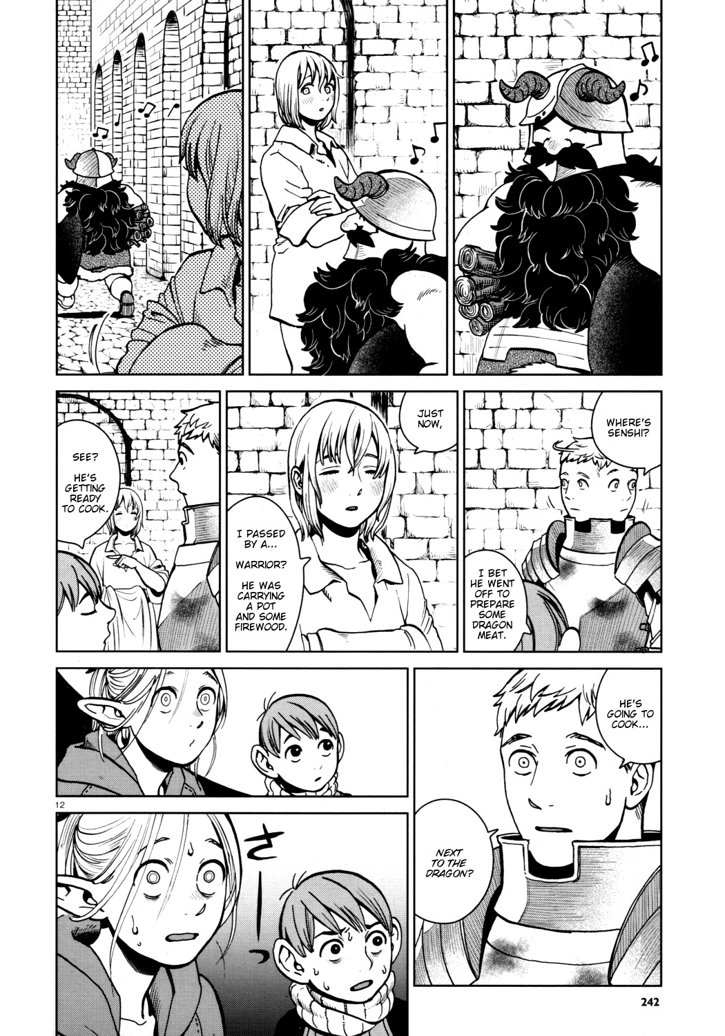Dungeon Meshi Chapter 28 page 12 - Chapter 28: Red Dragon VI