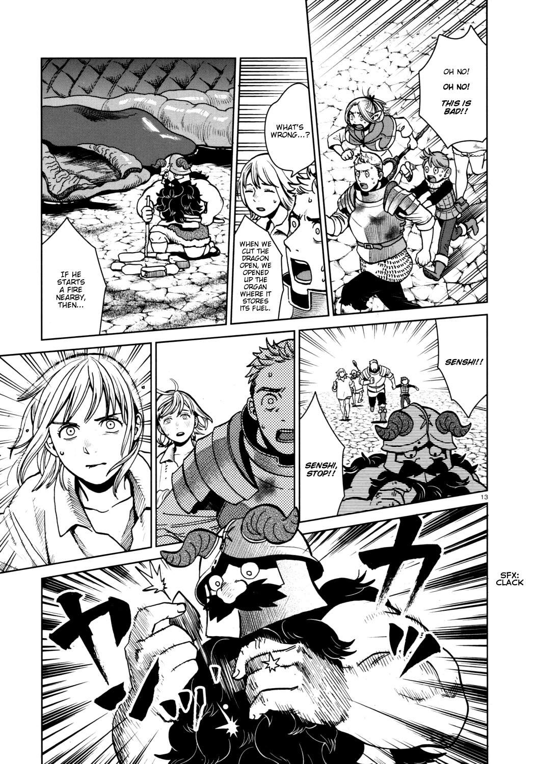 Dungeon Meshi Chapter 28 page 13 - Chapter 28: Red Dragon VI