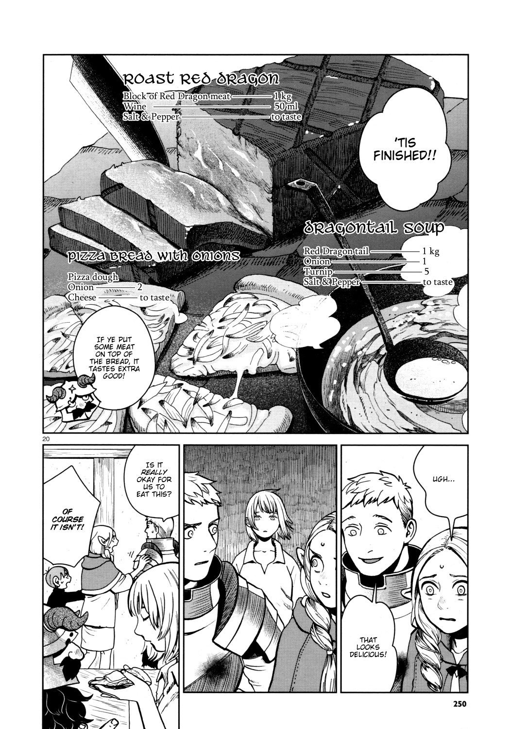 Dungeon Meshi Chapter 28 page 20 - Chapter 28: Red Dragon VI