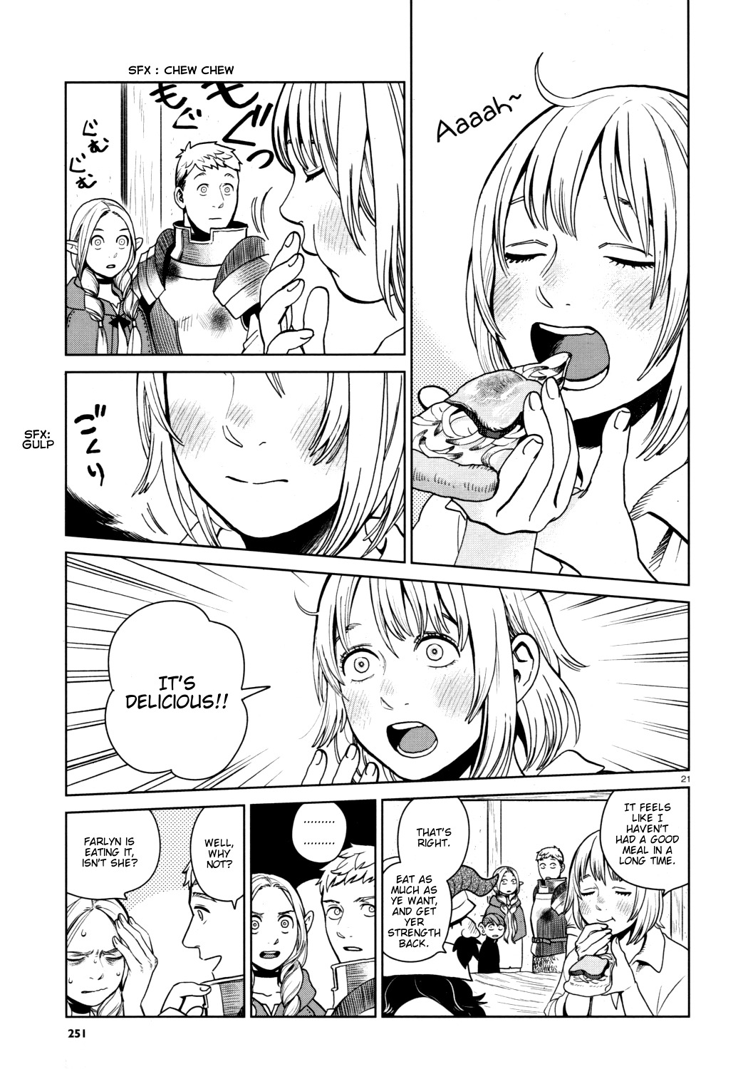 Dungeon Meshi Chapter 28 page 21 - Chapter 28: Red Dragon VI