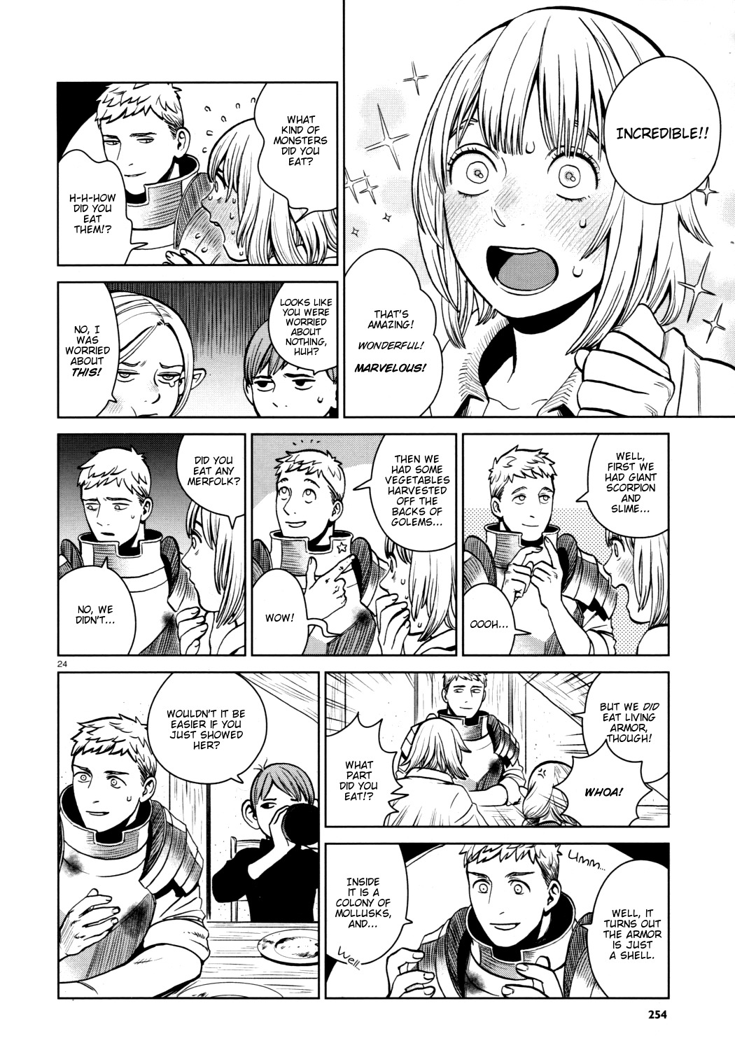 Dungeon Meshi Chapter 28 page 24 - Chapter 28: Red Dragon VI