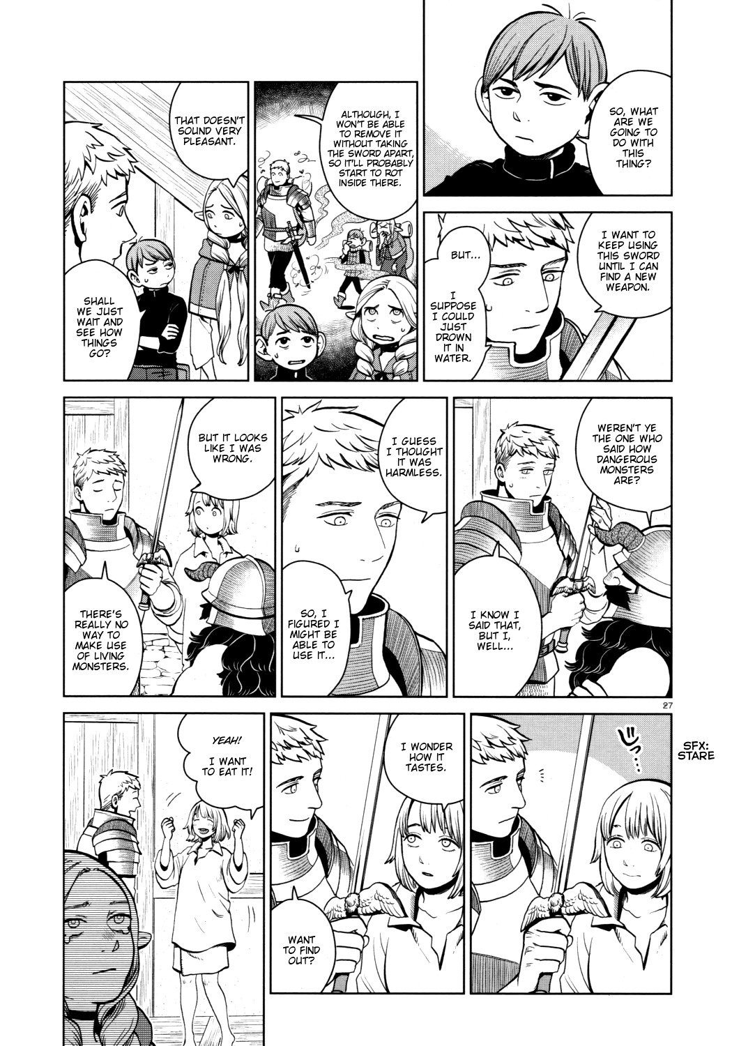Dungeon Meshi Chapter 28 page 27 - Chapter 28: Red Dragon VI