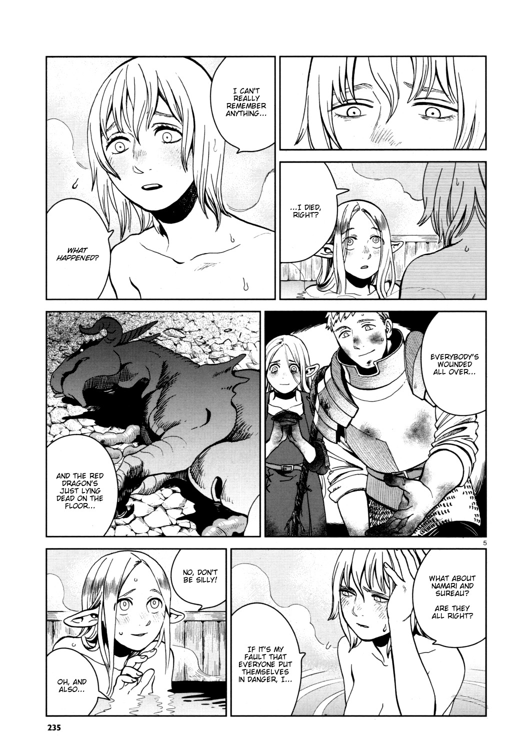 Dungeon Meshi Chapter 28 page 5 - Chapter 28: Red Dragon VI