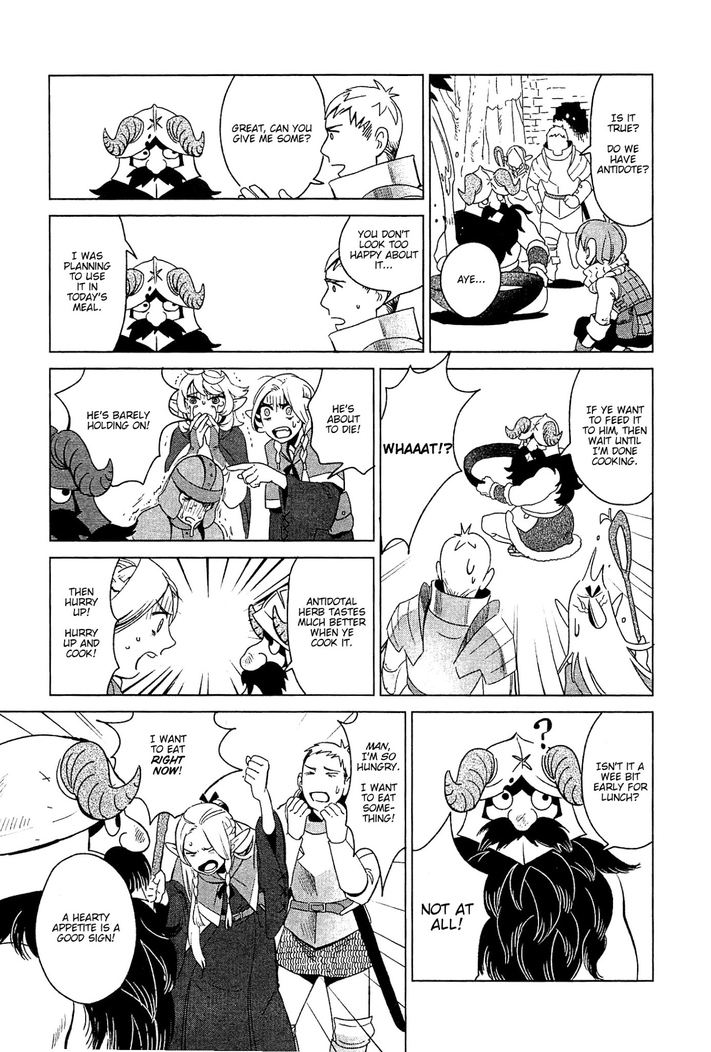 Dungeon Meshi Chapter 3 page 15 - Chapter 3: Roast Basilisk