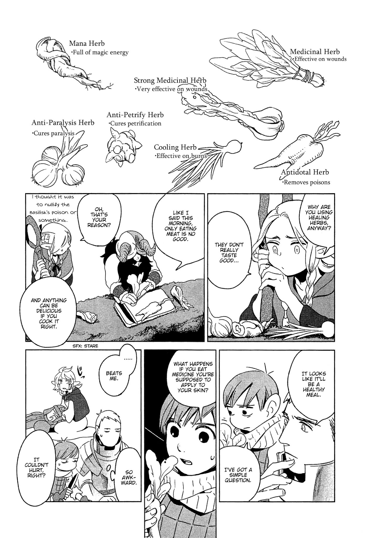 Dungeon Meshi Chapter 3 page 17 - Chapter 3: Roast Basilisk