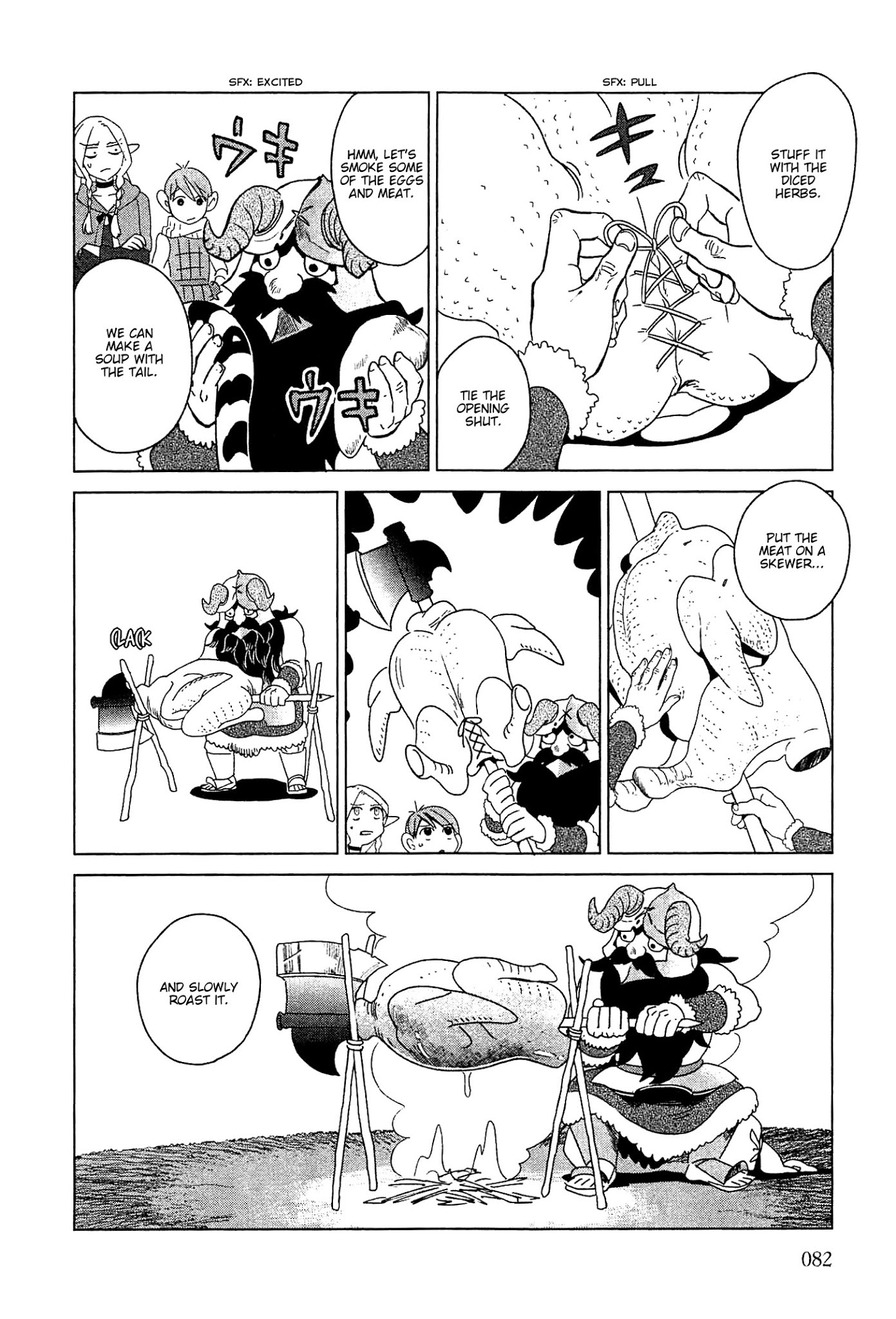 Dungeon Meshi Chapter 3 page 18 - Chapter 3: Roast Basilisk