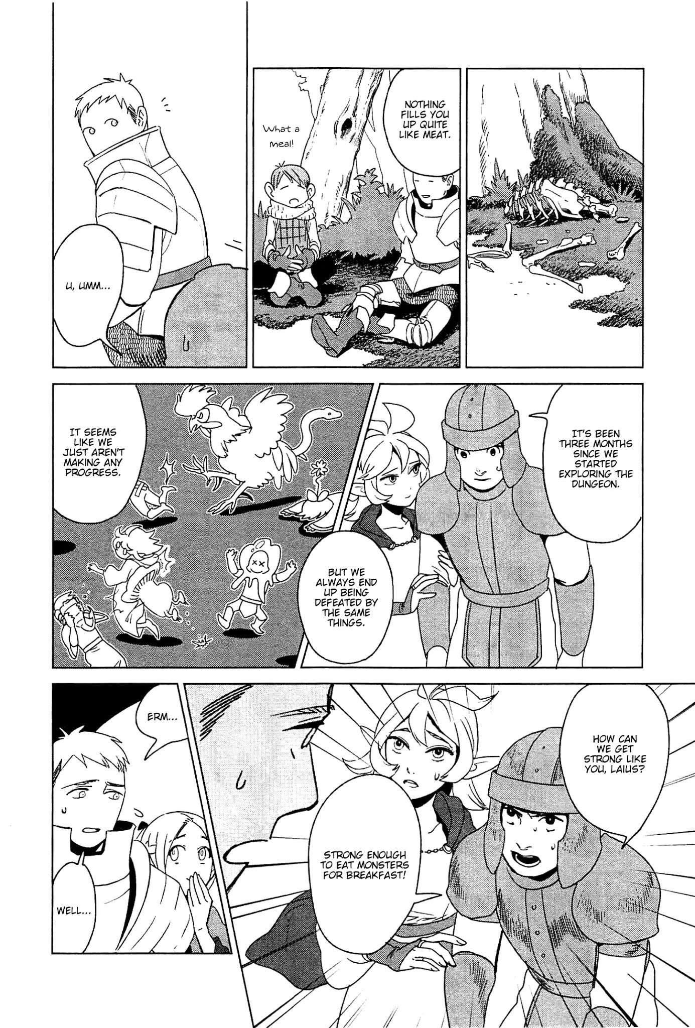 Dungeon Meshi Chapter 3 page 22 - Chapter 3: Roast Basilisk