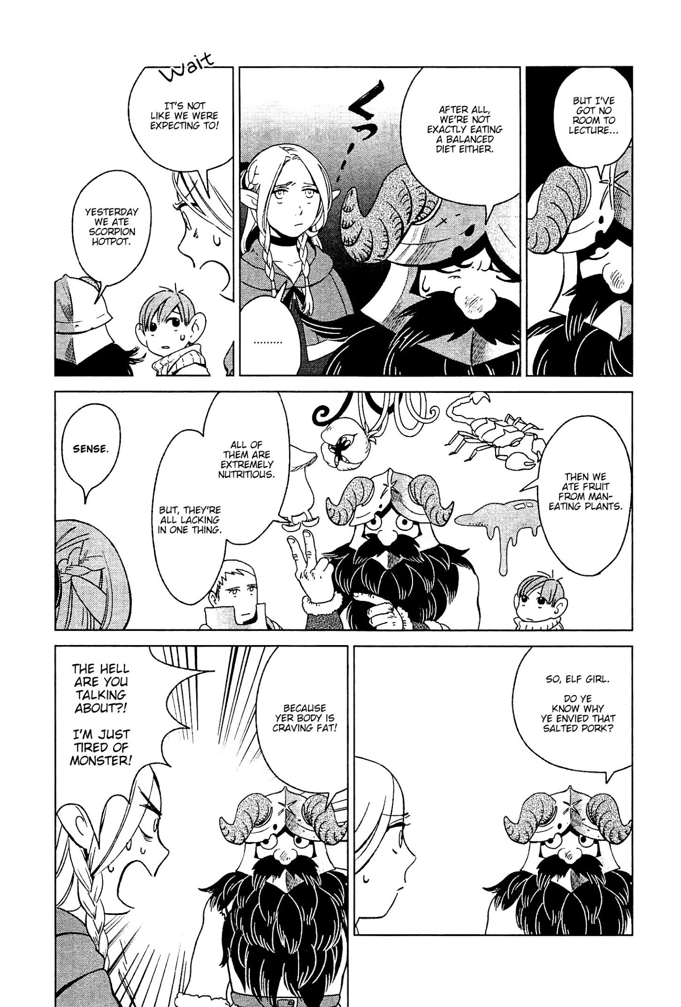 Dungeon Meshi Chapter 3 page 5 - Chapter 3: Roast Basilisk