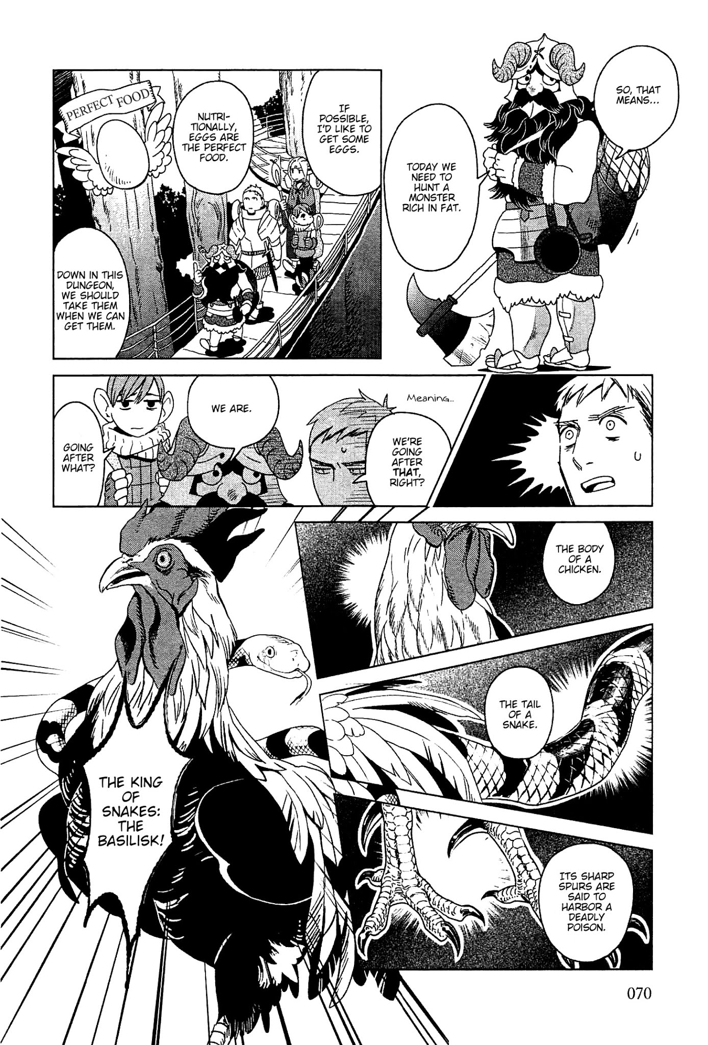 Dungeon Meshi Chapter 3 page 6 - Chapter 3: Roast Basilisk
