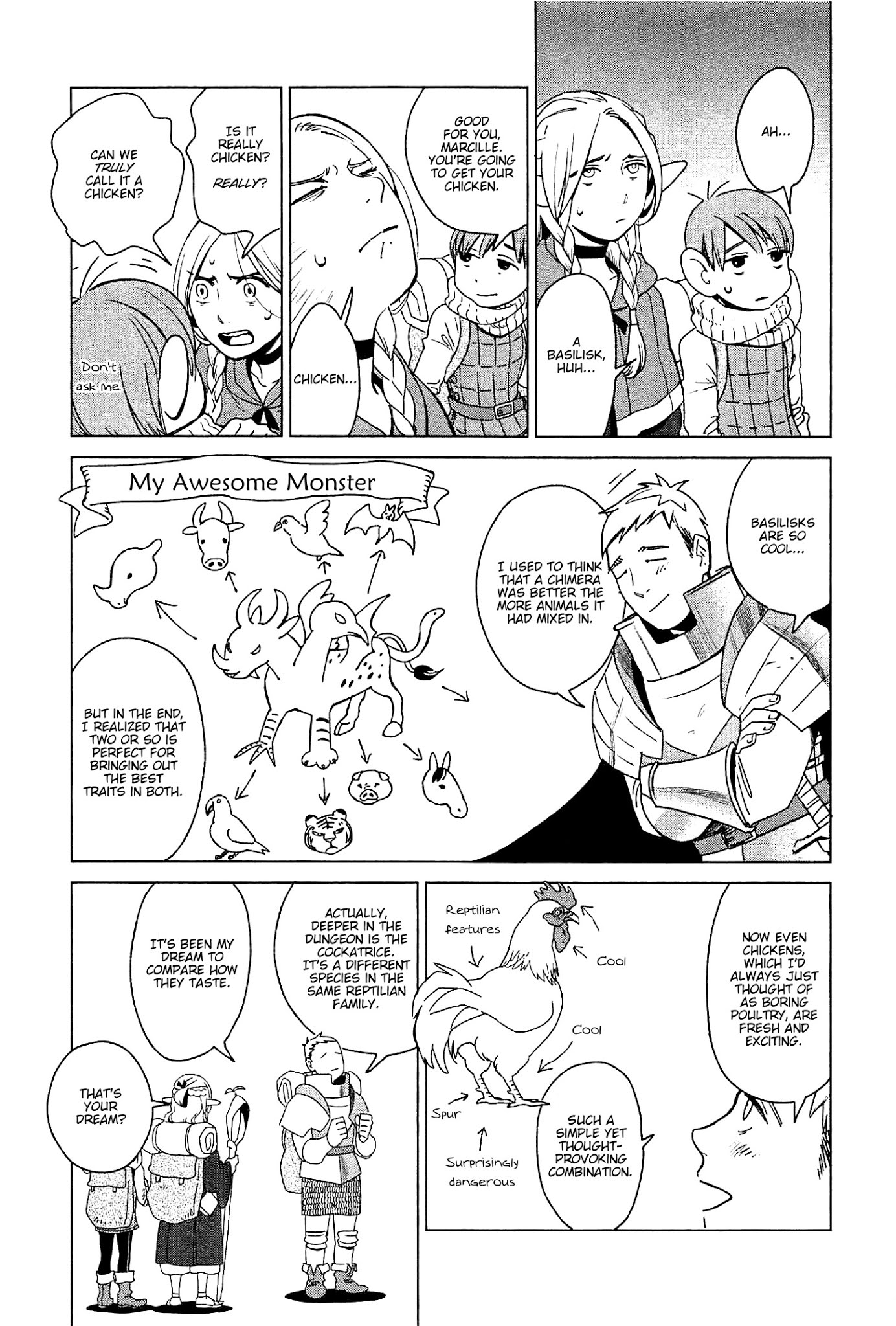 Dungeon Meshi Chapter 3 page 7 - Chapter 3: Roast Basilisk