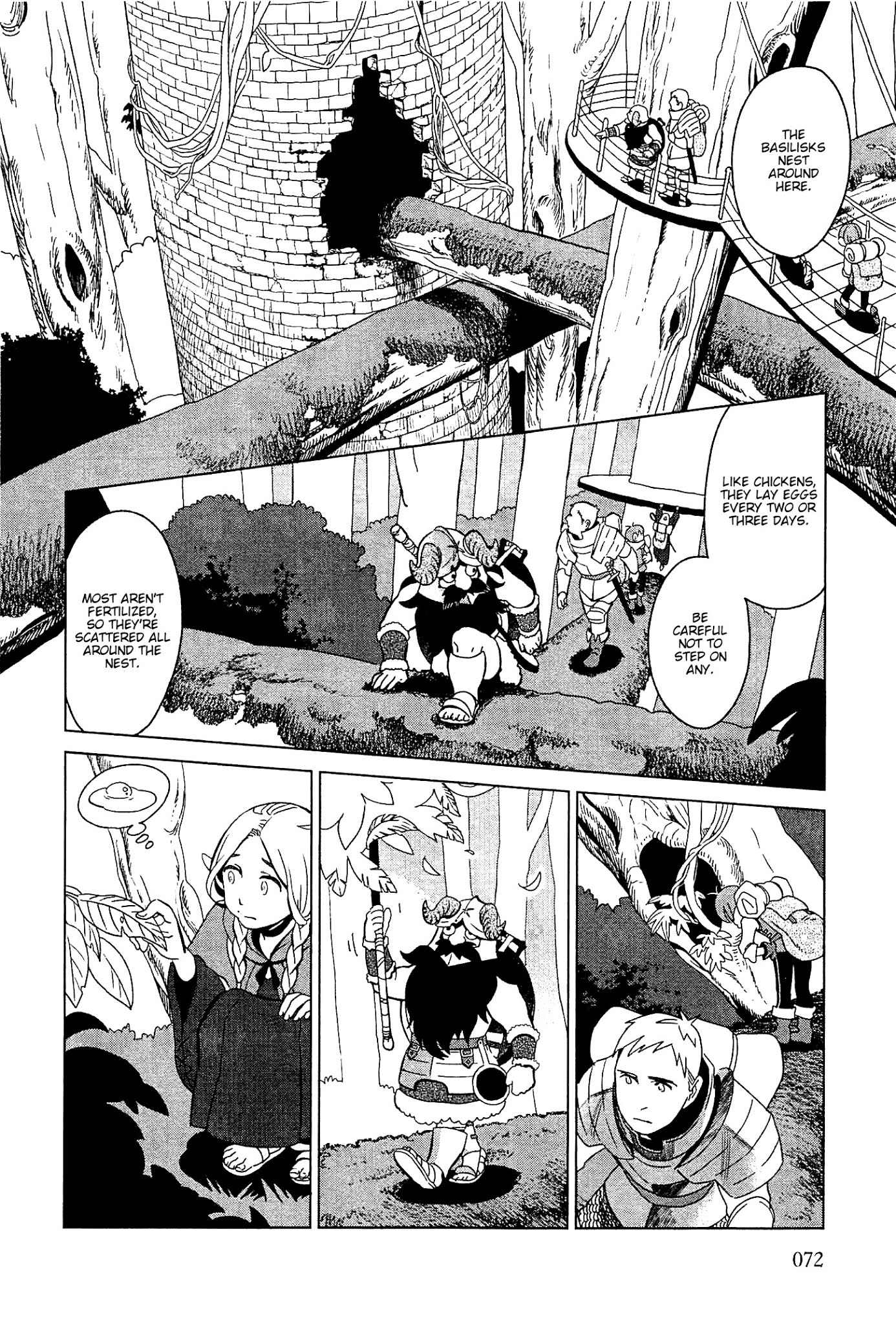 Dungeon Meshi Chapter 3 page 8 - Chapter 3: Roast Basilisk