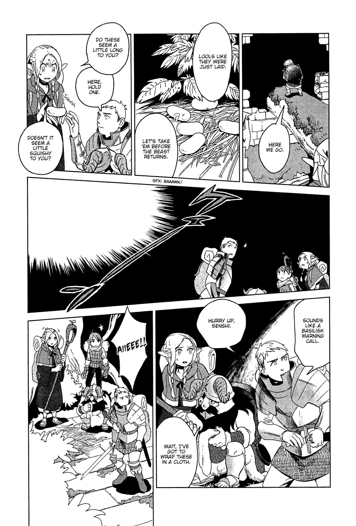 Dungeon Meshi Chapter 3 page 9 - Chapter 3: Roast Basilisk