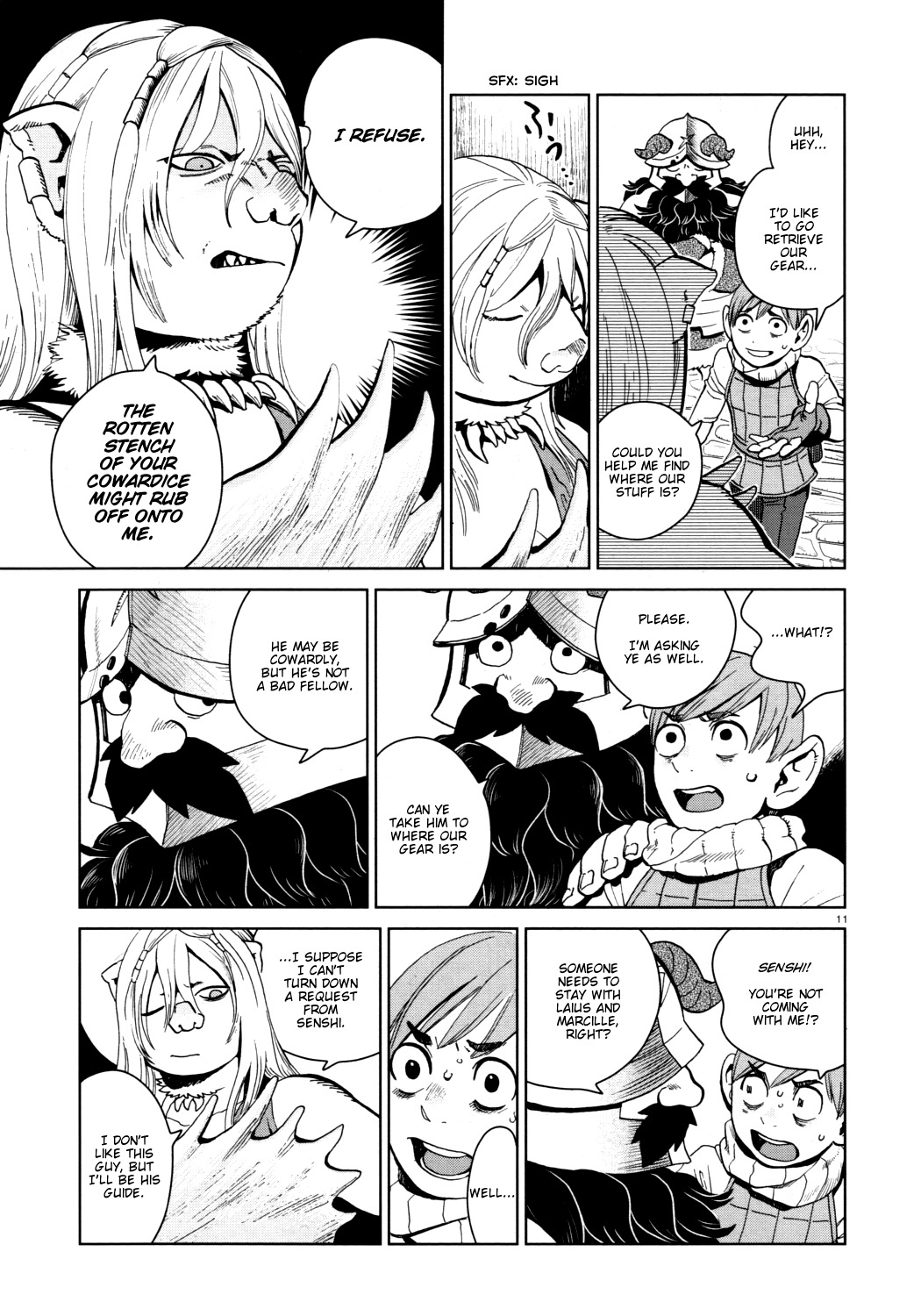 Dungeon Meshi Chapter 30 page 11 - Chapter 30: Good Medicine