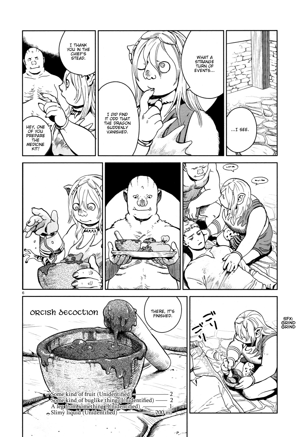 Dungeon Meshi Chapter 30 page 6 - Chapter 30: Good Medicine
