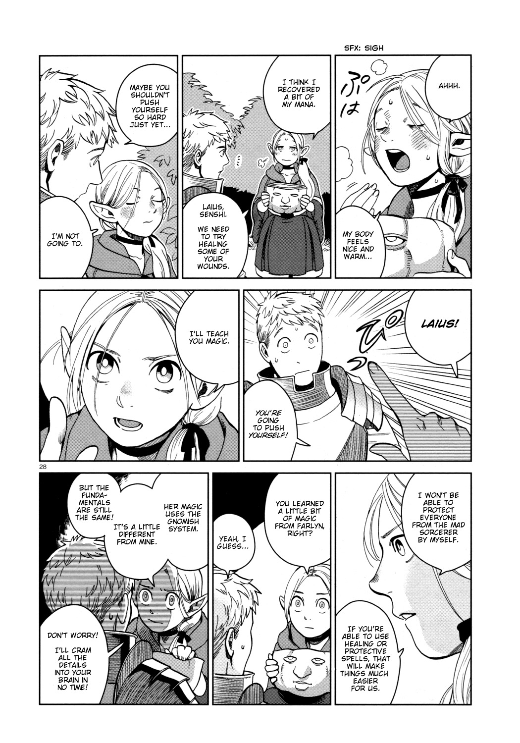 Dungeon Meshi Chapter 31 page 28 - Chapter 31: Dryad