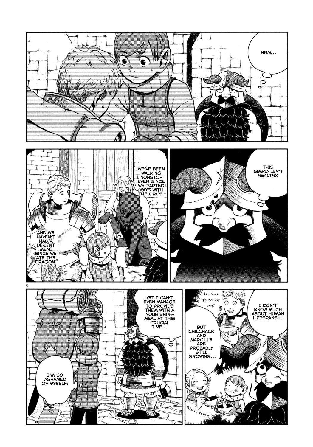 Dungeon Meshi Chapter 31 page 6 - Chapter 31: Dryad