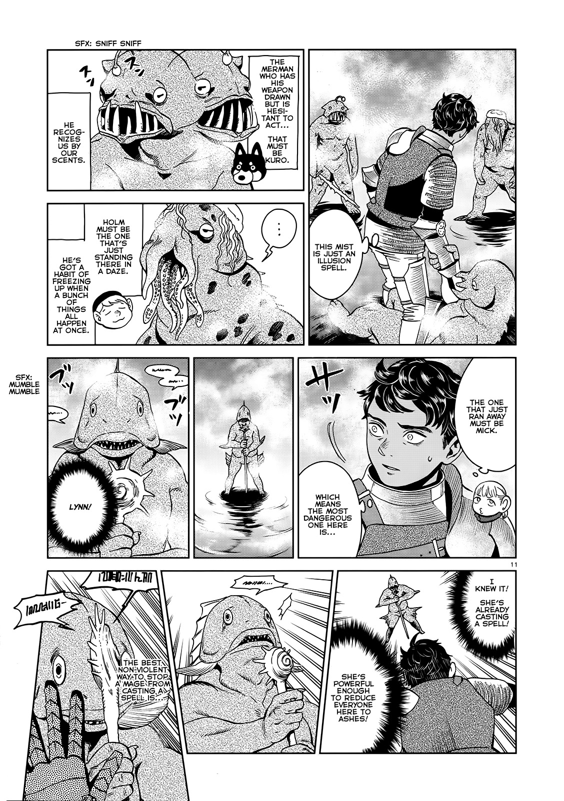 Dungeon Meshi Chapter 32 page 11 - Chapter 32: Sea Serpent (Part 1)