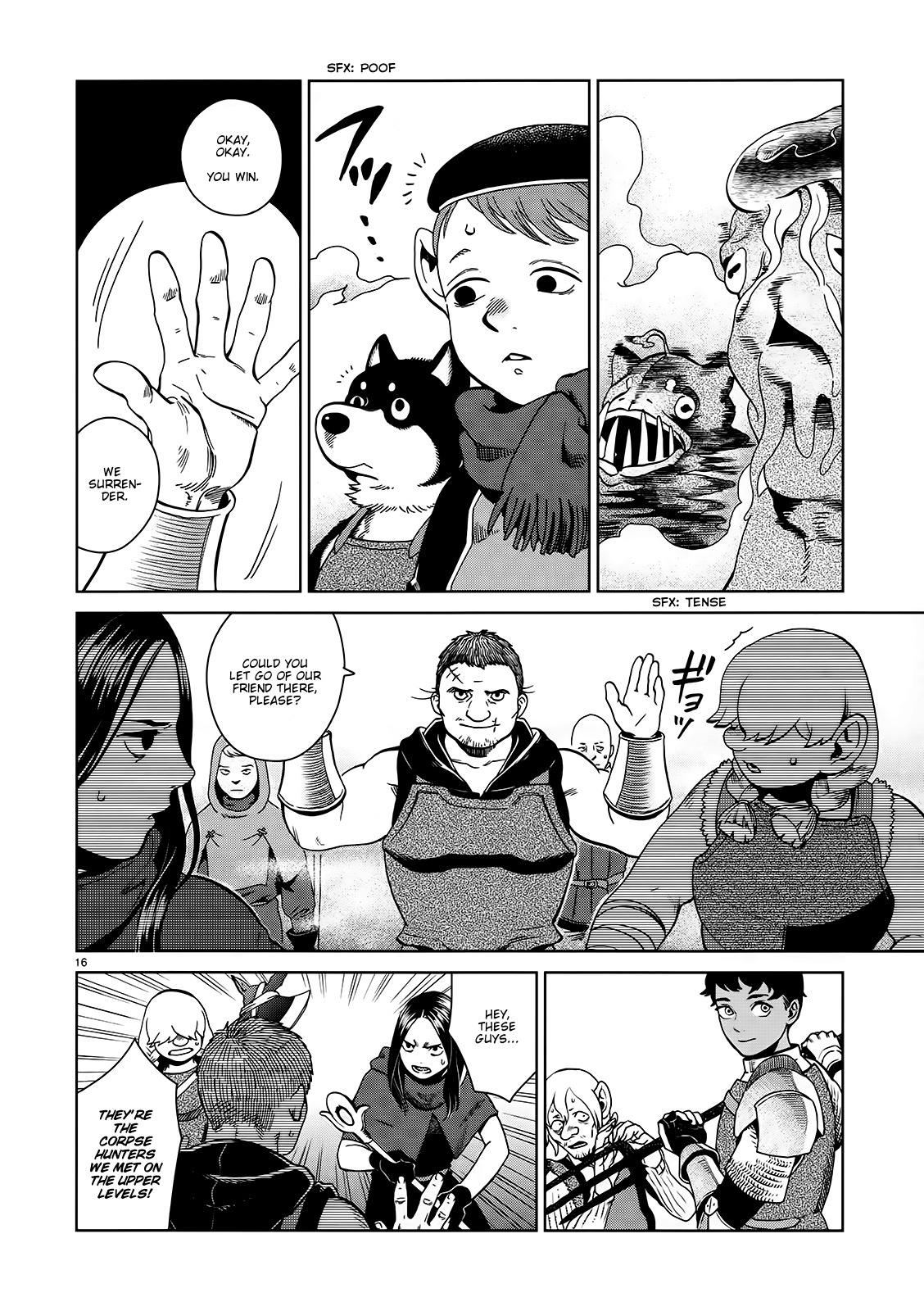 Dungeon Meshi Chapter 32 page 16 - Chapter 32: Sea Serpent (Part 1)