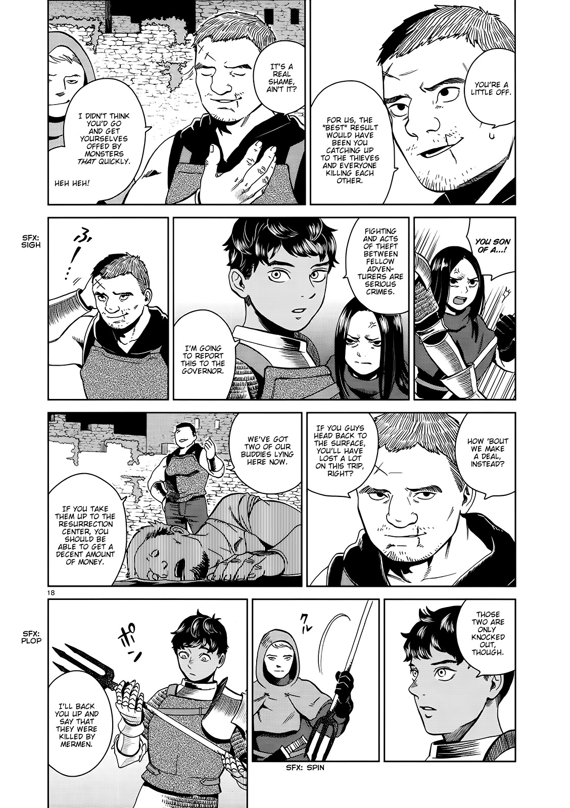 Dungeon Meshi Chapter 32 page 18 - Chapter 32: Sea Serpent (Part 1)