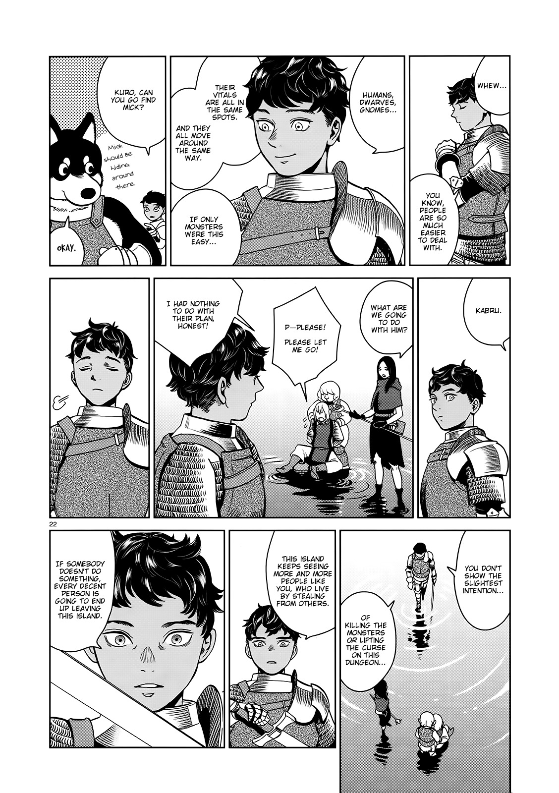 Dungeon Meshi Chapter 32 page 22 - Chapter 32: Sea Serpent (Part 1)
