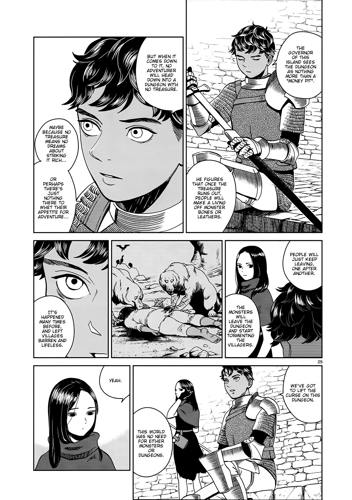 Dungeon Meshi Chapter 32 page 25 - Chapter 32: Sea Serpent (Part 1)