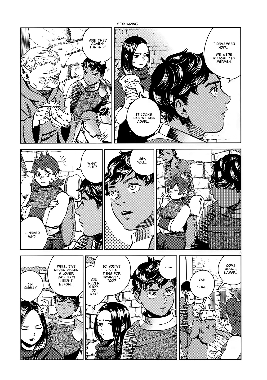 Dungeon Meshi Chapter 32 page 3 - Chapter 32: Sea Serpent (Part 1)